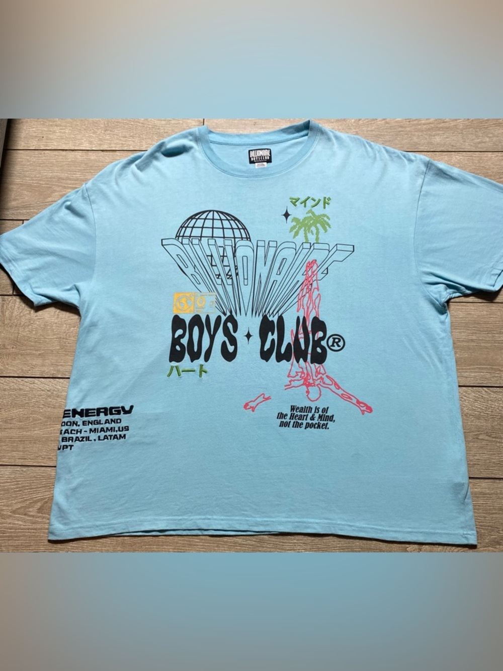 Billionaire Boys Club t shirt xxxl (3x) Around The World Gulf Stream BB
